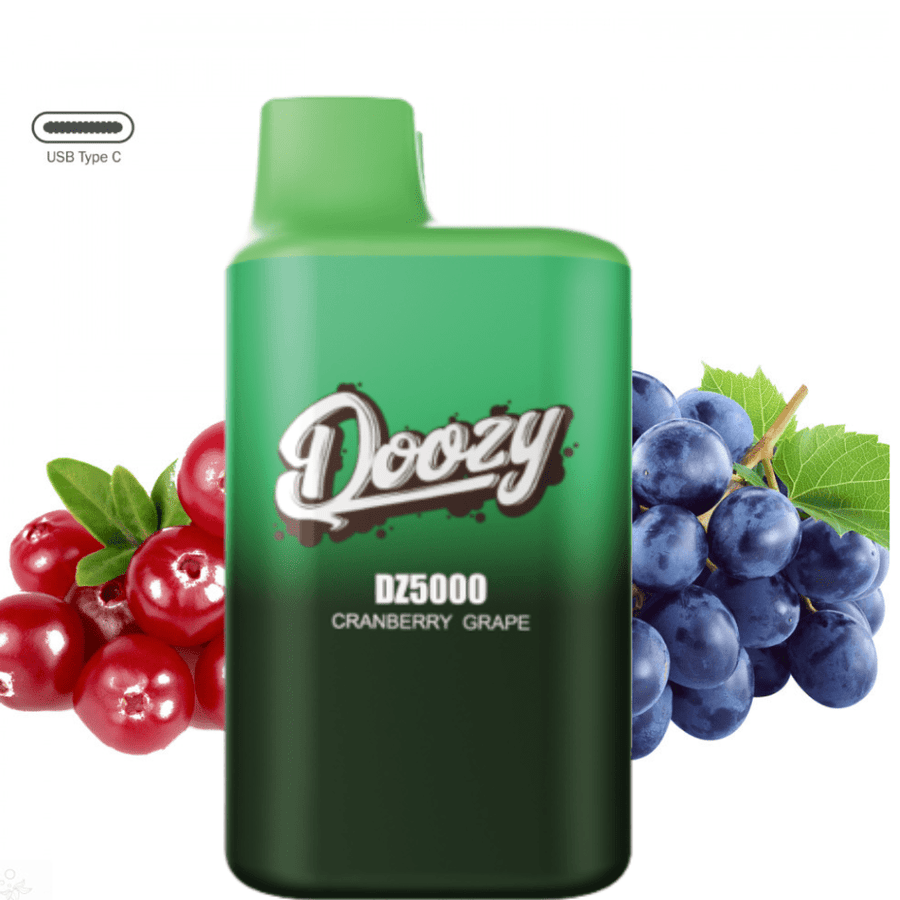 Doozy Disposables 5000 Puffs / 20mg Doozy DZ5000 Disposable Vape-Cranberry Grape-Morden Vape SuperStore & Cannabis MB, Canada