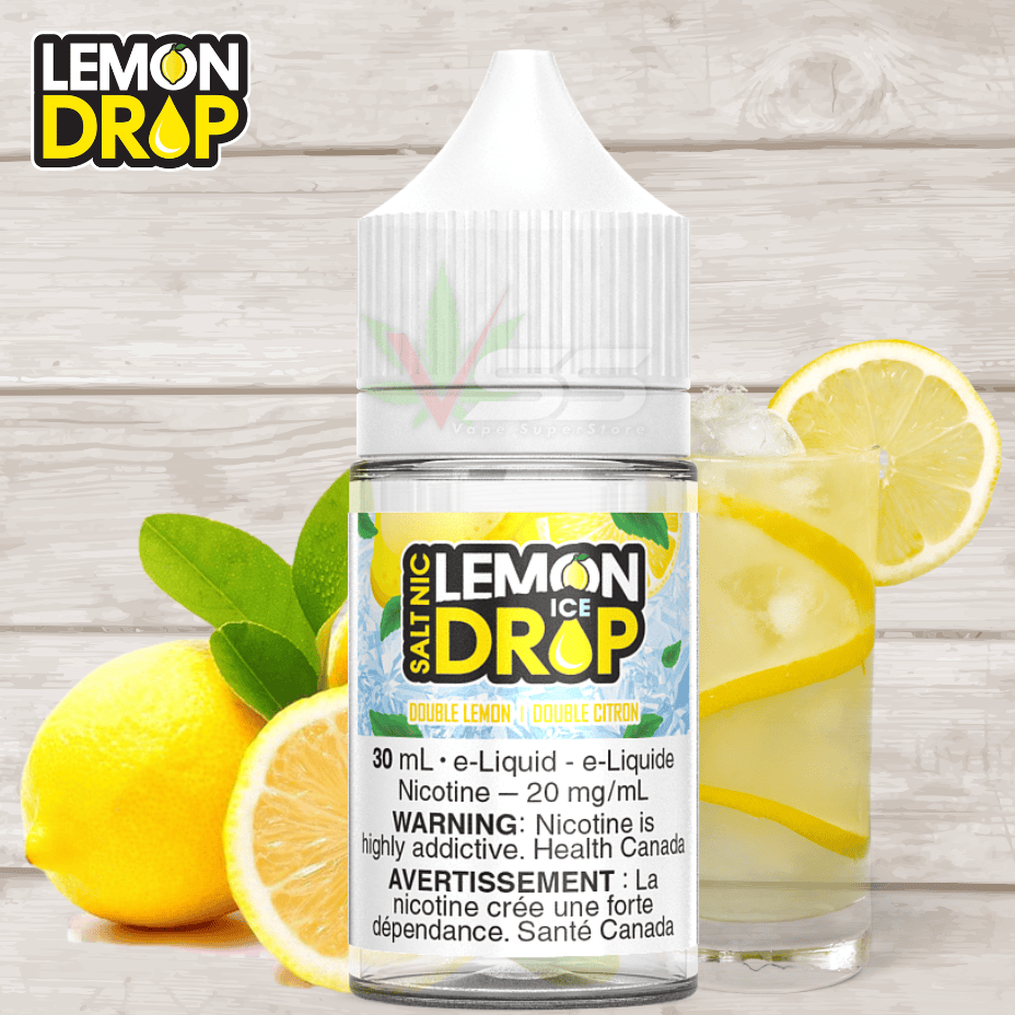 Double Lemon Ice Salt by Lemon Drop E-liquid Morden Vape SuperStore and Cannabis Manitoba Canada
