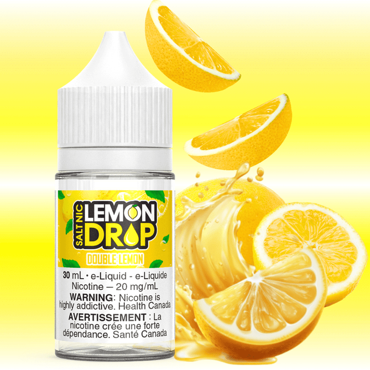 Double Lemon Salts By Lemon Drop E-Liquid 30mL / 20mg Morden Vape SuperStore and Cannabis Manitoba Canada