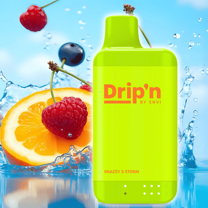 Drip'n by Envi 16K Disposable Vape - Snazzy S Storm 8mL / 16000 Puffs / 20mg Morden Vape SuperStore and Cannabis Manitoba Canada