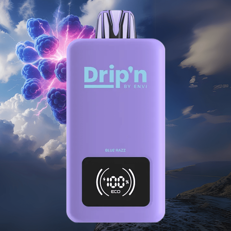 Drip'n by Envi 70K Disposable Vape - Blue Razz Morden Vape SuperStore and Cannabis Manitoba Canada