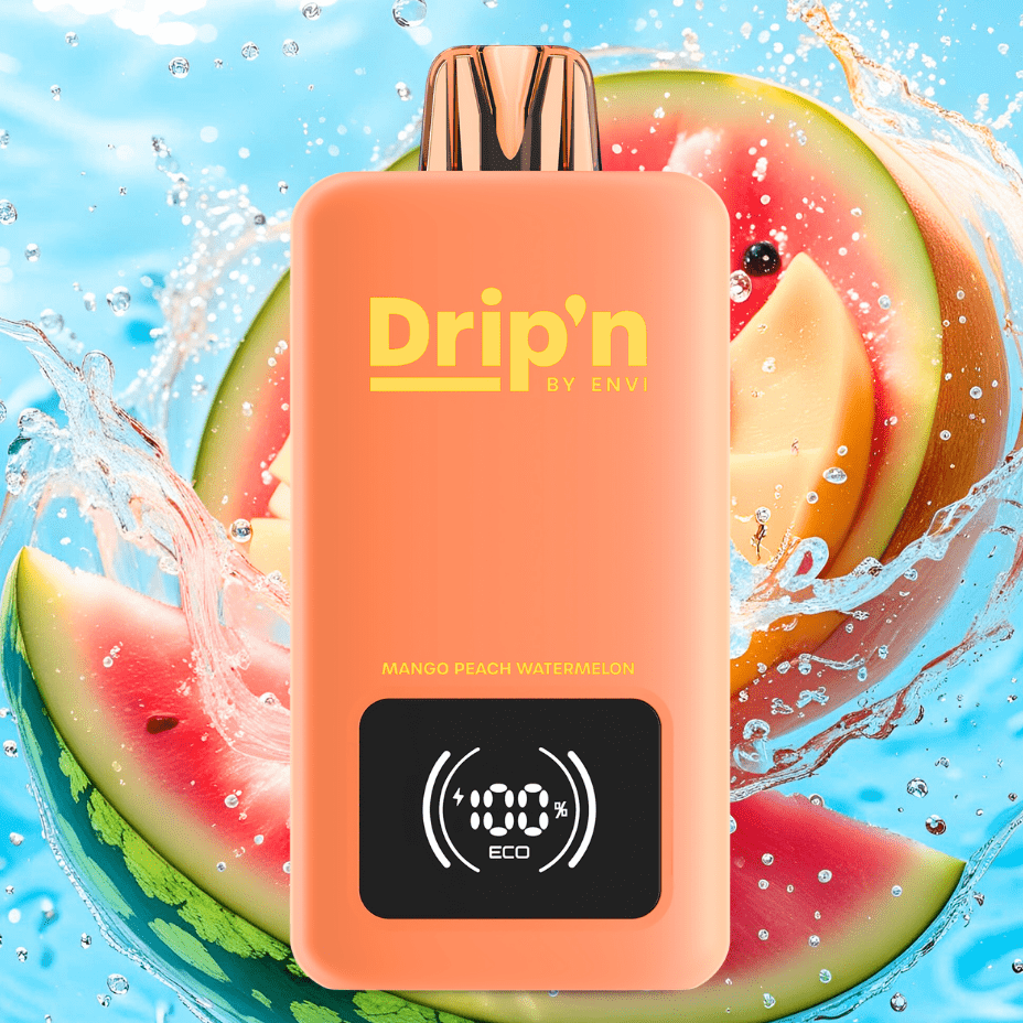 Drip'n by Envi 70K Disposable Vape - Mango Peach Watermelon 26mL / 70000 Puffs / 20mg Morden Vape SuperStore and Cannabis Manitoba Canada