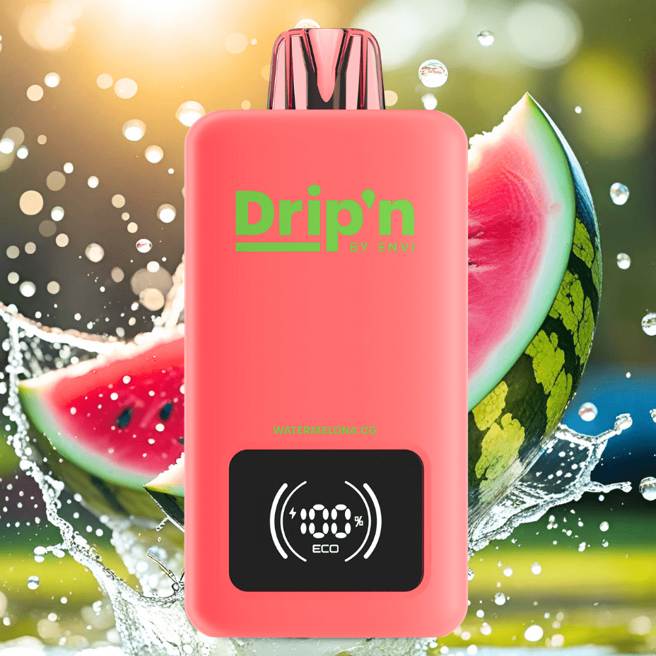 Drip'n by Envi 70K Disposable Vape - Watermelona CG 26mL / 70000 Puffs / 20mg Morden Vape SuperStore and Cannabis Manitoba Canada