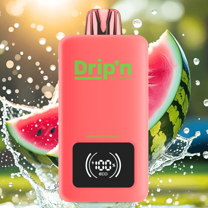Drip'n by Envi 70K Disposable Vape - Watermelona CG 26mL / 70000 Puffs / 20mg Morden Vape SuperStore and Cannabis Manitoba Canada