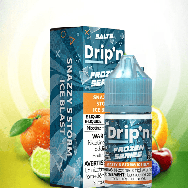 Drip'n by Envi Frozen Salt-Snazzy S Storm ICED Morden Vape SuperStore and Cannabis Manitoba Canada