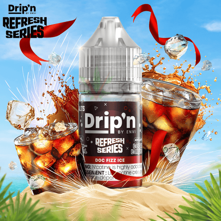 Drip'n by Envi Refresh Salt - Doc Fizz Ice 20mg Morden Vape SuperStore and Cannabis Manitoba Canada