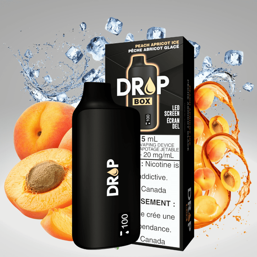 Drop Box Disposables 15ml / 8500Puffs Drop Box 8500 Disposable Vape-Peach Apricot Ice-Morden Vape SuperStore