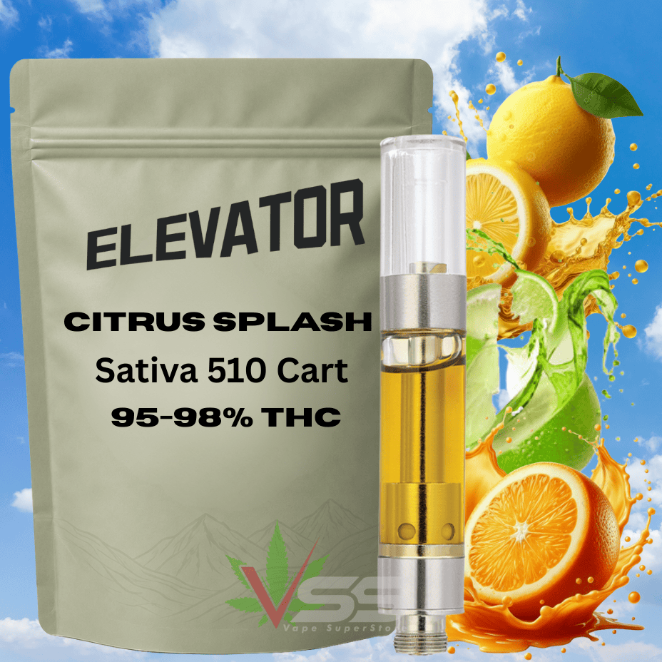 Elevator Citrus Splash Sativa 510 Cart - 1g Morden Vape SuperStore and Cannabis Manitoba Canada