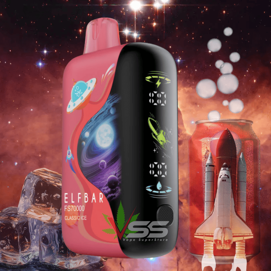 ELFBAR FS70K Disposable Vape - Classic Ice 70000 / 20mg Morden Vape SuperStore and Cannabis Manitoba Canada