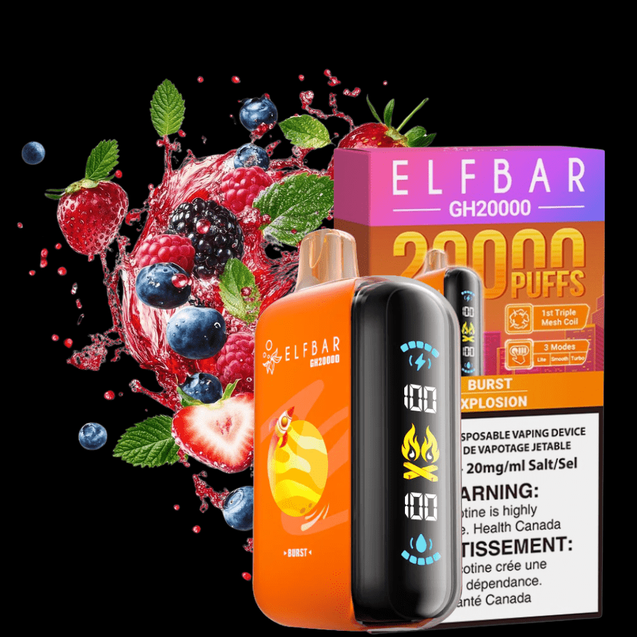 ElfBar GH20K Disposable Vape-Burst Morden Vape SuperStore and Cannabis Manitoba Canada