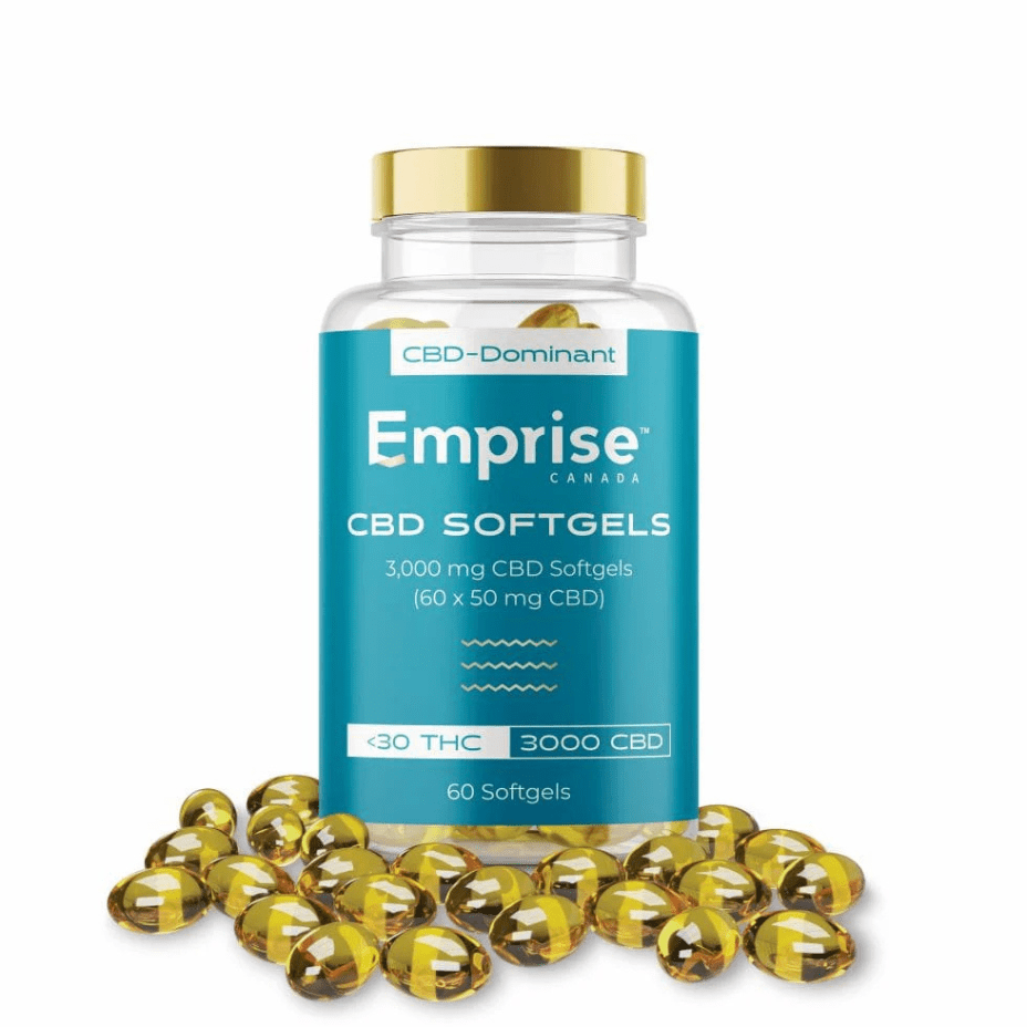 Emprise Canada - 3000mg CBD Softgels 60x50mg Morden Vape SuperStore and Cannabis Manitoba Canada