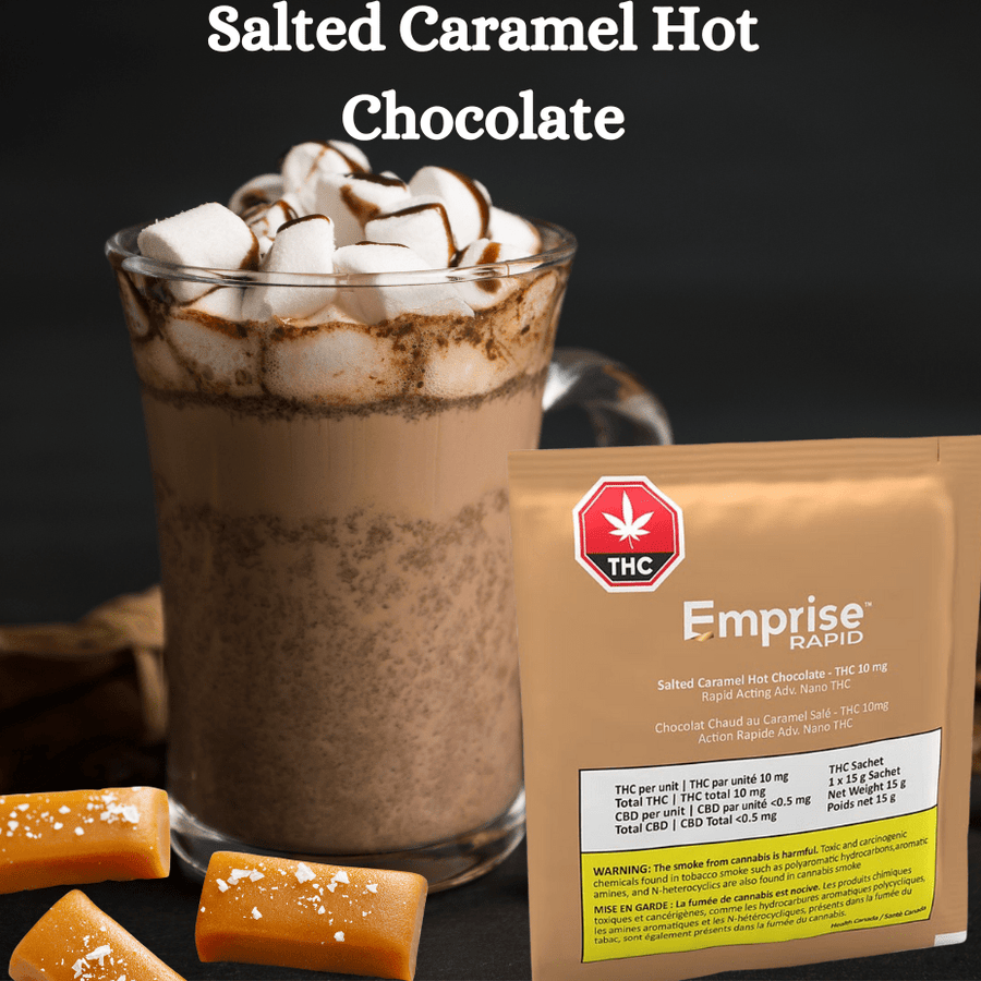Emprise Edibles Emprise Paradise Salted Caramel CBD Hot Chocolate-Morden Vape & Cannabis MB, Canada