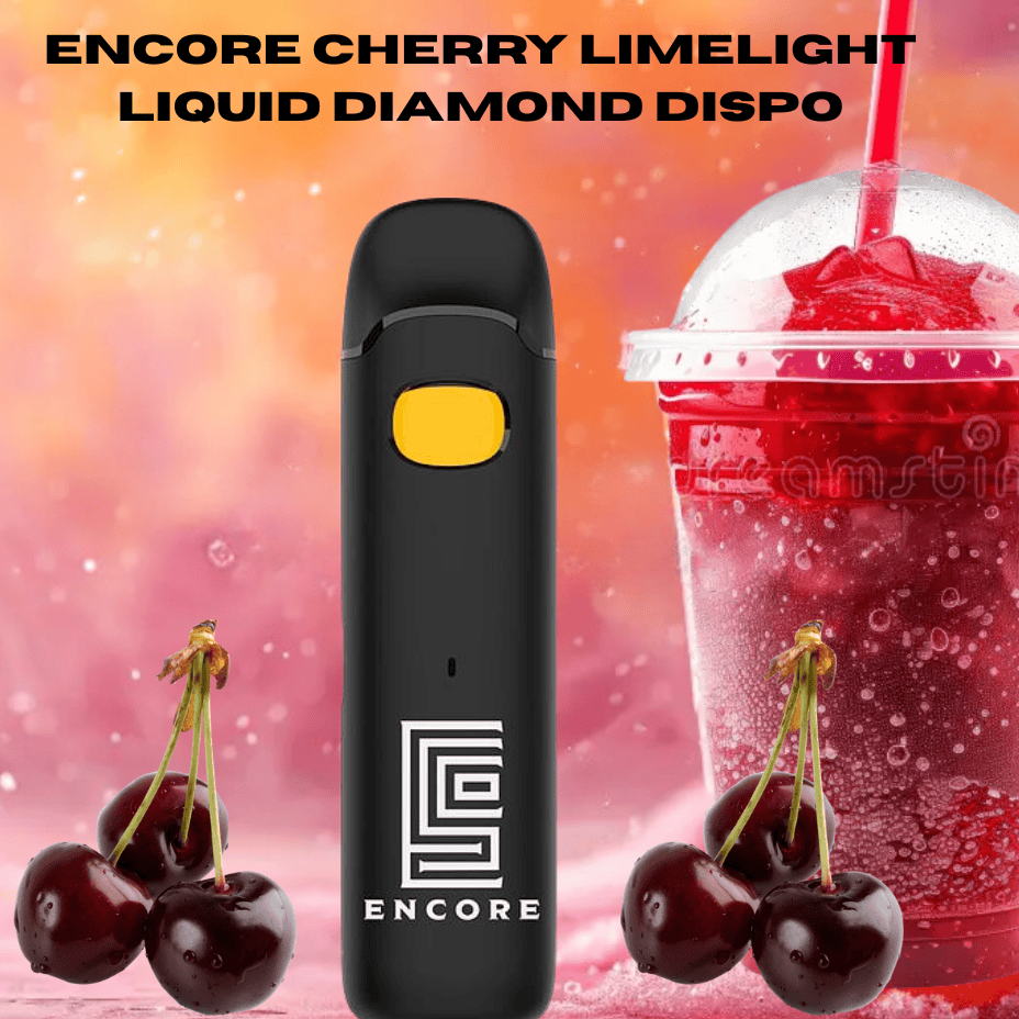 Encore Cherry Limelight Liquid Diamond Indica Disposable- 1g Morden Vape SuperStore and Cannabis Manitoba Canada