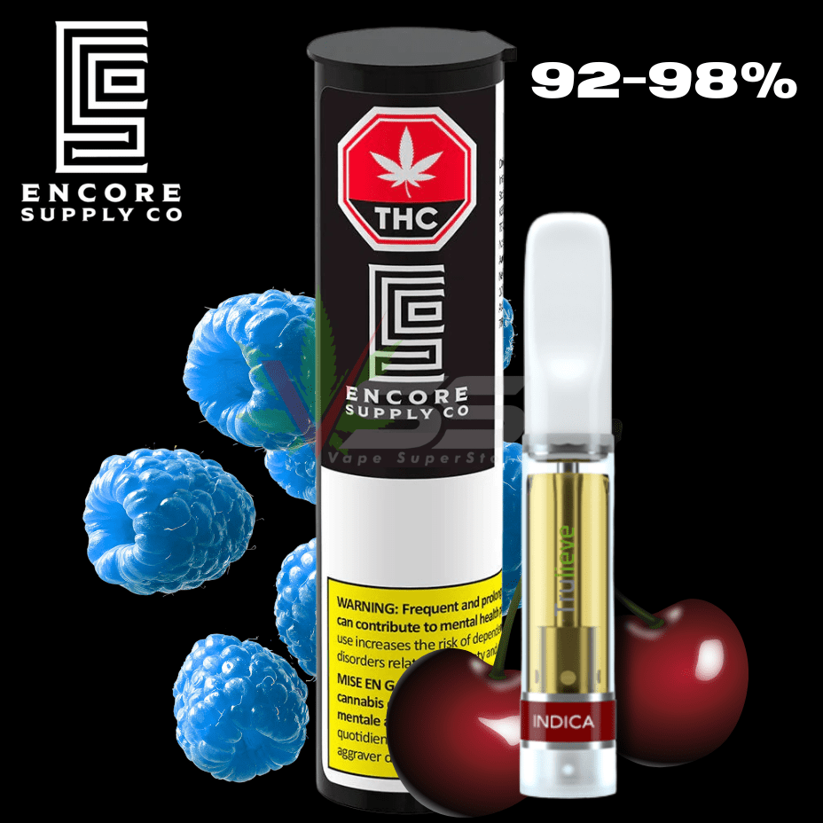 Encore - Cherry x Blue Raspberry Zlushie Vape Cartridge - 1g Morden Vape SuperStore and Cannabis Manitoba Canada
