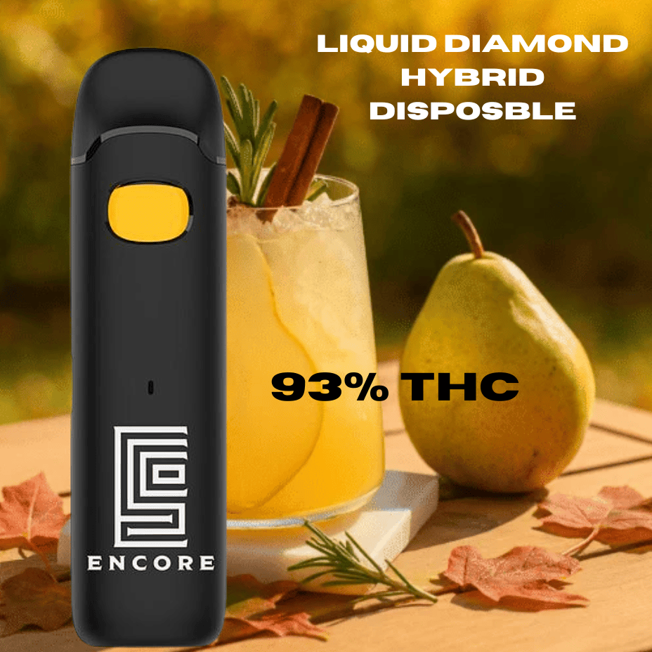 Encore Pure Pear Liquid Diamond Hybrid Disposable - 1g Morden Vape SuperStore and Cannabis Manitoba Canada