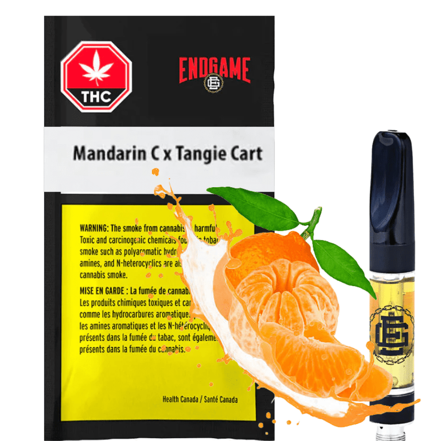 Endgame 510 Cartridges 1g Endgame Mandarin Cx Tangie Sativa Cart-1g - Manitoba