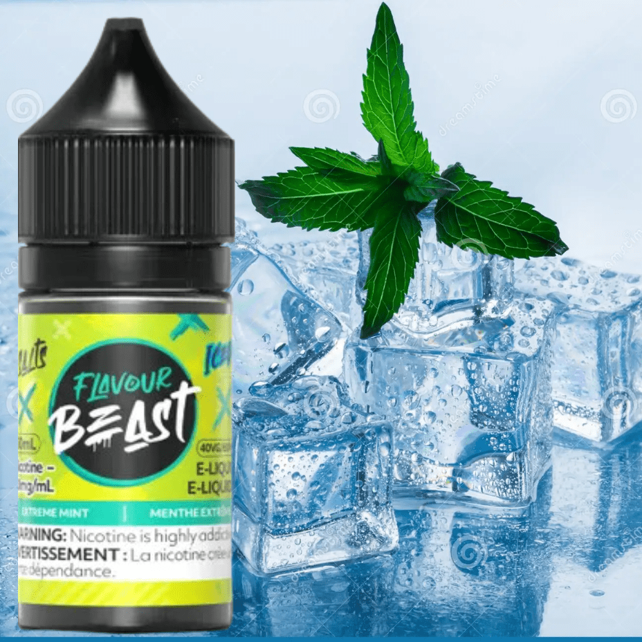 Extreme Mint Iced Salts by Flavour Beast E-Liquid 30ml / 20mg Morden Vape SuperStore and Cannabis Manitoba Canada