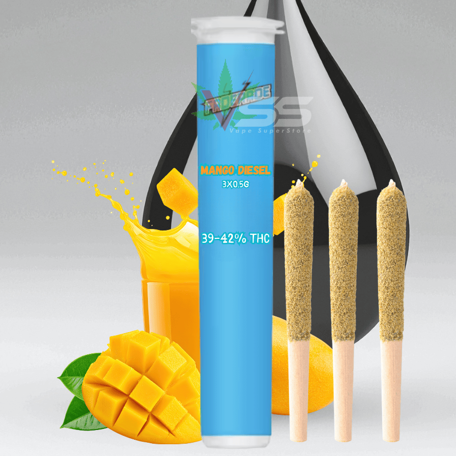 Faderade - Mango Diesel Infused Pre-rolls 3x0.5g Morden Vape SuperStore and Cannabis Manitoba Canada