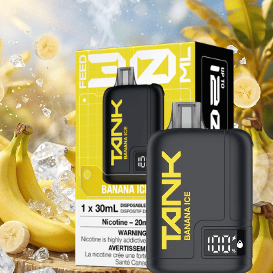 Feed Tank 120k Disposable Vape-Banana Ice Morden Vape SuperStore and Cannabis Manitoba Canada
