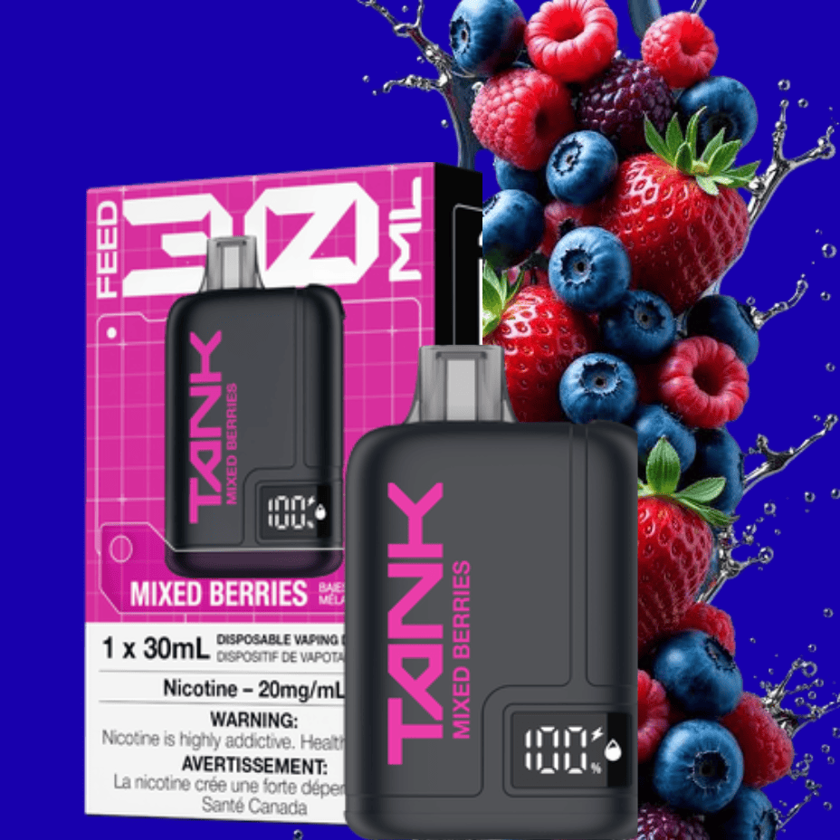 Feed Tank 120k Disposable Vape-Mixed Berries Morden Vape SuperStore and Cannabis Manitoba Canada