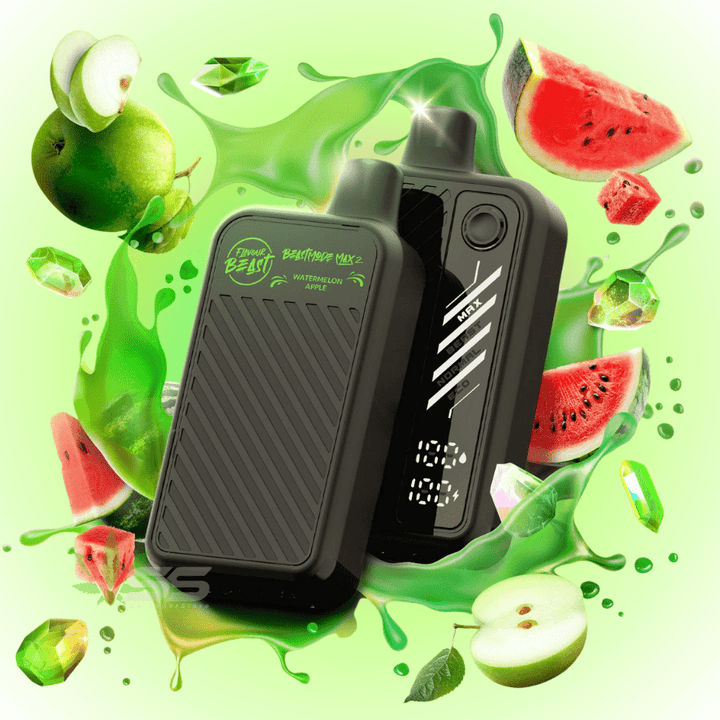 Flavour Beast Beast Mode Max 2 50k Disposable Vape - Gushin Watermelon Apple 20mg / 50000 Puffs Morden Vape SuperStore and Cannabis Manitoba Canada