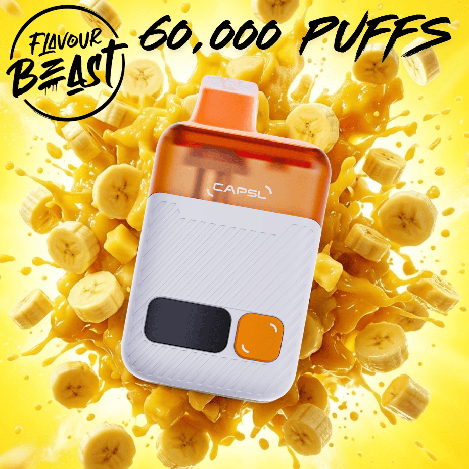 Flavour Beast CAPSL AFX17 60K Disposable Vape-Banana Ice 60000 Puffs / 20mg Morden Vape SuperStore and Cannabis Manitoba Canada