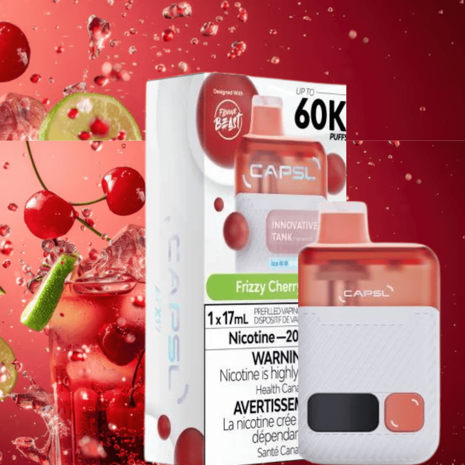 Flavour Beast CAPSL AFX17 60K Disposable Vape-Frizzy Cherry Lime Morden Vape SuperStore and Cannabis Manitoba Canada