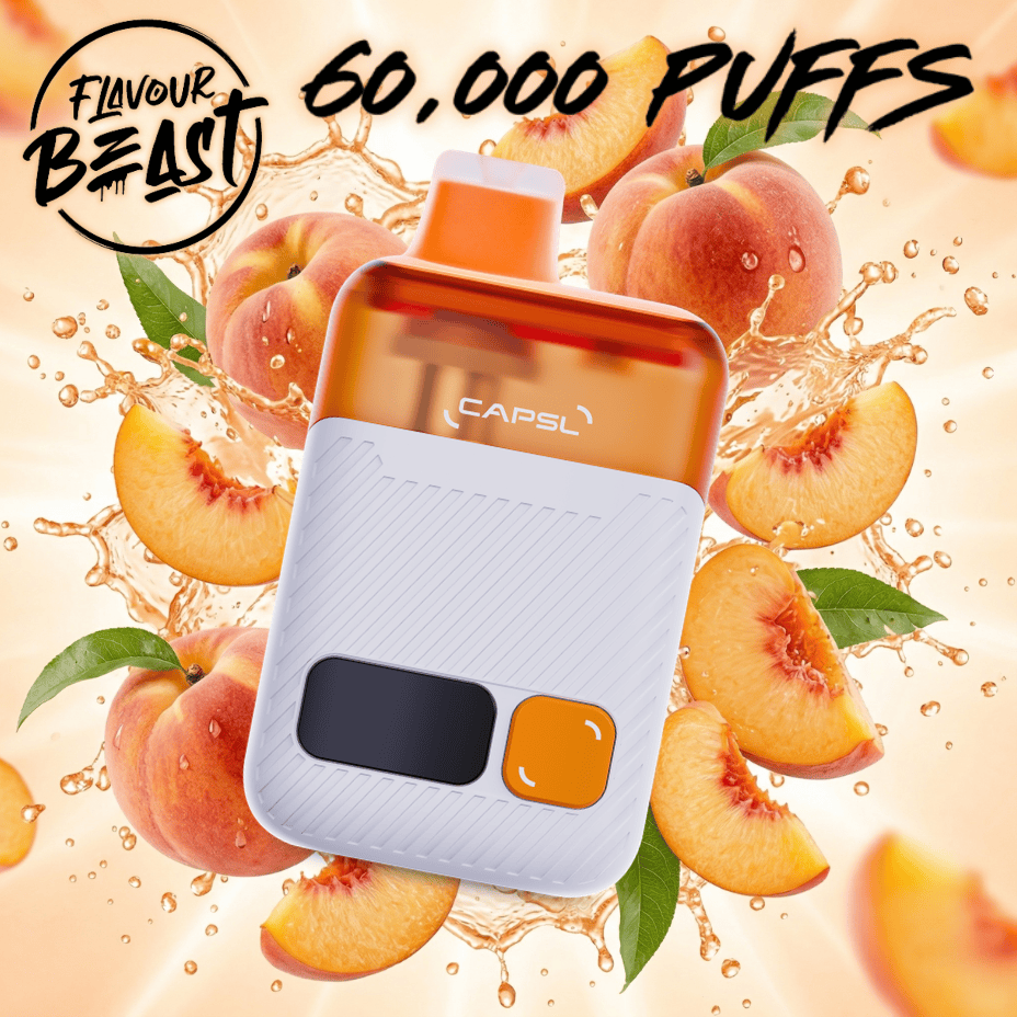 Flavour Beast CAPSL AFX17 60K Disposable Vape-Juicy Peach 20mg/ml / 60K Morden Vape SuperStore and Cannabis Manitoba Canada