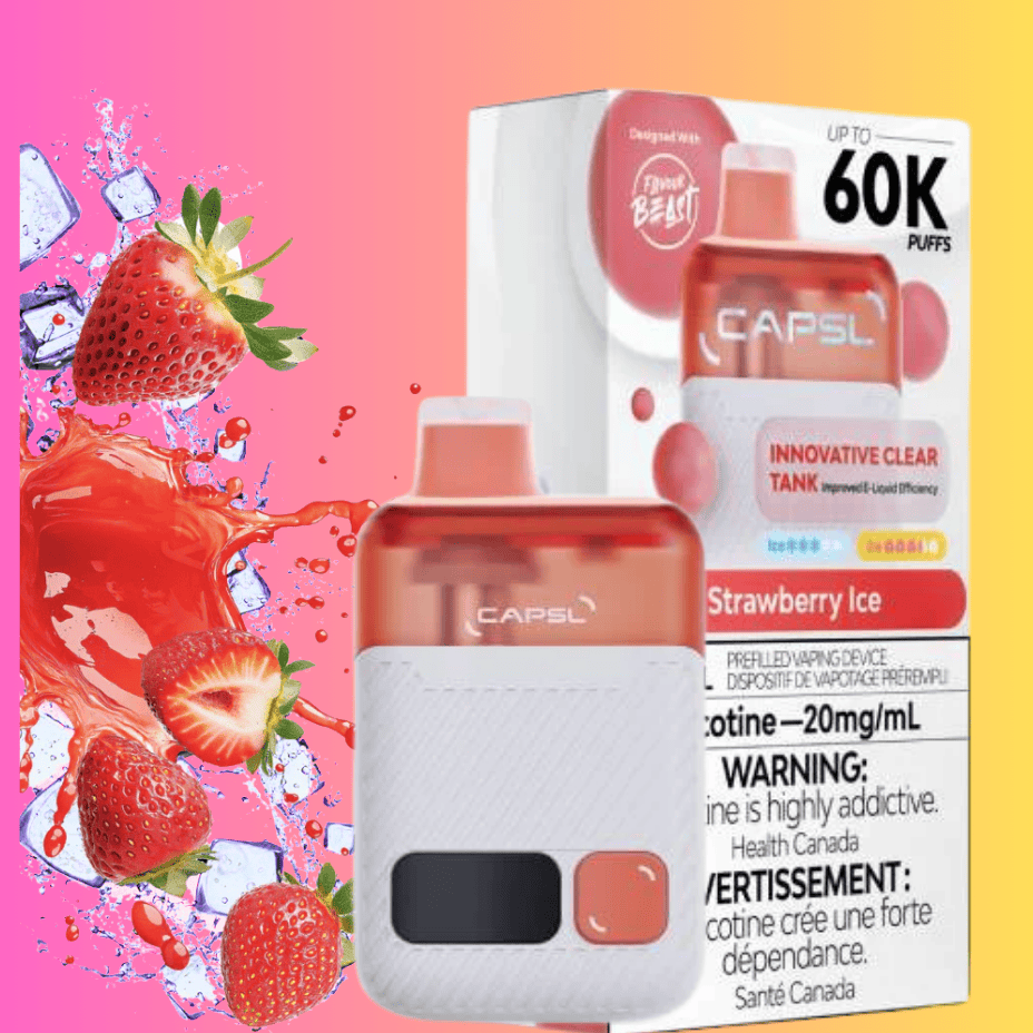 Flavour Beast CAPSL AFX17 60K Disposable Vape-Strawberry Ice in Morden - Morden Vape SuperStore & Cannabis Flavour Beast CAPSL AFX17 60K Disposable Vape-Strawberry Ice in Morden - Morden Vape SuperStore & Cannabis