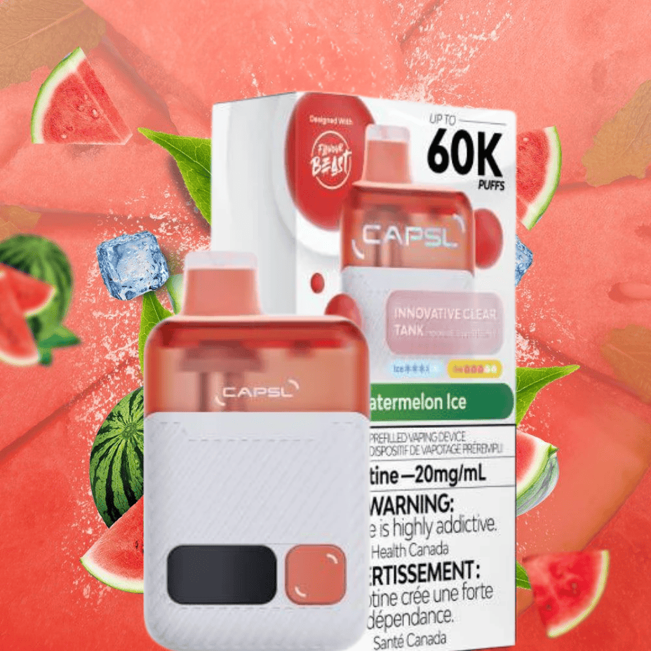 Flavour Beast CAPSL AFX17 60K Disposable Vape-Watermelon Ice 20mg/ml / 60K Morden Vape SuperStore and Cannabis Manitoba Canada