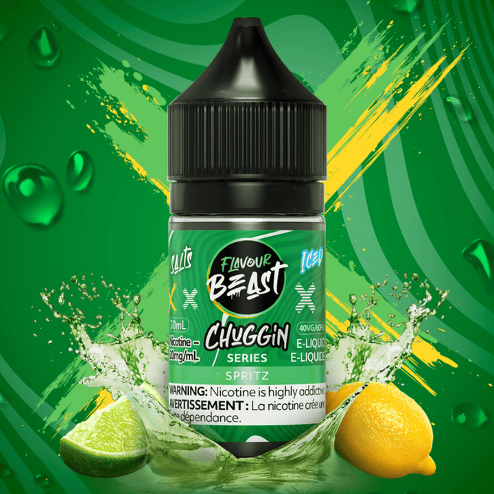 Flavour Beast Chuggin' Salt-Spritz 30ml / 20mg Morden Vape SuperStore and Cannabis Manitoba Canada