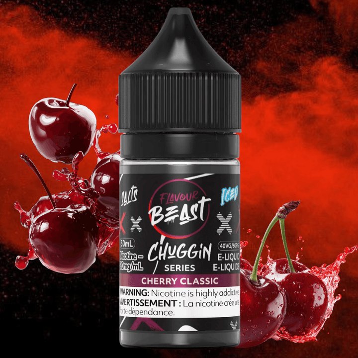 Flavour Beast Chuggin Salts - Cherry Classic Iced 30ml 30mL / 20mg Morden Vape SuperStore and Cannabis Manitoba Canada
