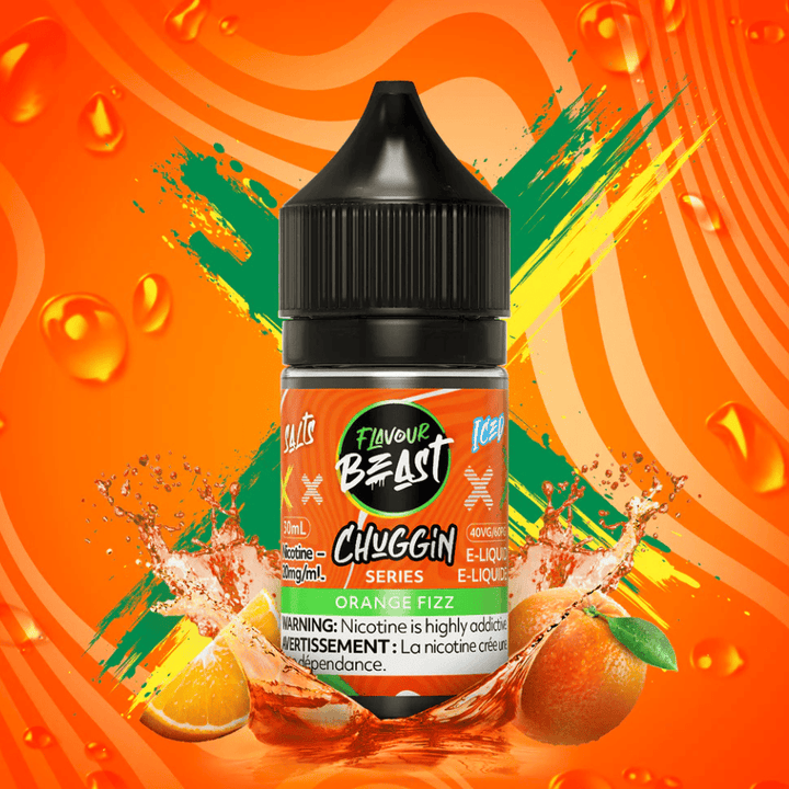 Flavour Beast Chuggin Salts - Orange Sparkle Iced 30ml 30mL / 20mg Morden Vape SuperStore and Cannabis Manitoba Canada