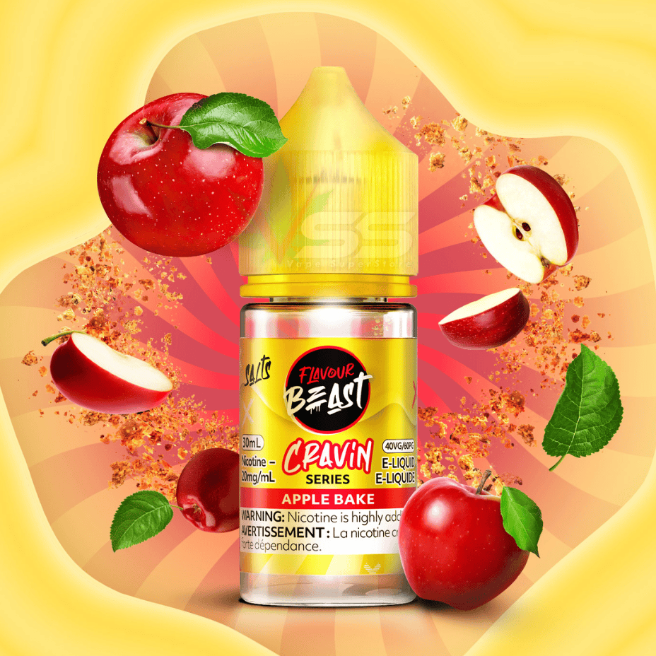 Flavour Beast Cravin' Salts - Apple Bake Morden Vape SuperStore and Cannabis Manitoba Canada