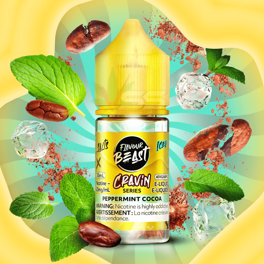 Flavour Beast Cravin' Salts - Peppermint Cocoa Ice Morden Vape SuperStore and Cannabis Manitoba Canada