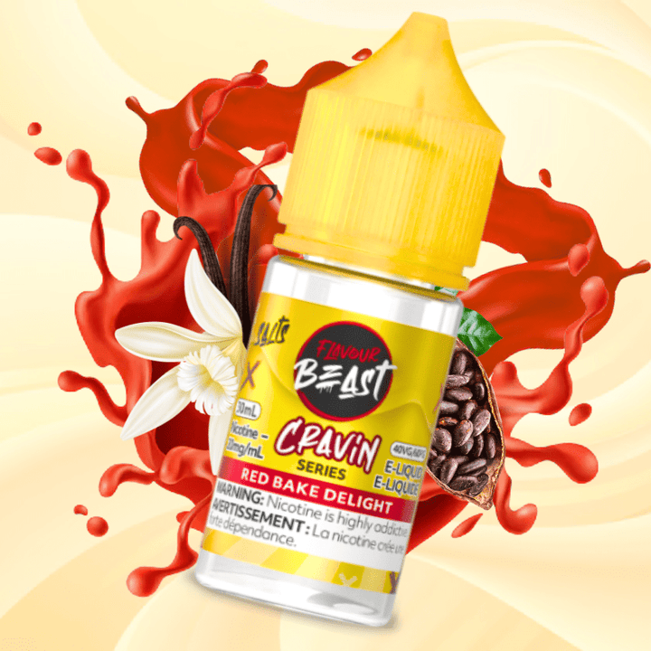 Flavour Beast Cravin' Salts-Red Bake Delight 20mg / 30mL Morden Vape SuperStore and Cannabis Manitoba Canada