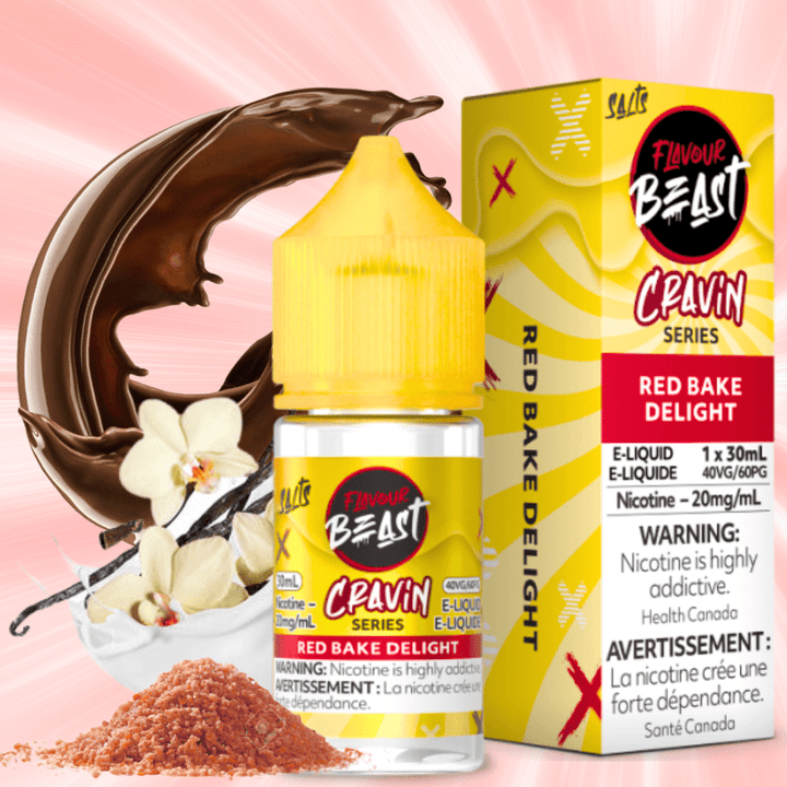 Flavour Beast Cravin' Salts-Red Bake Delight 20mg / 30mL Morden Vape SuperStore and Cannabis Manitoba Canada