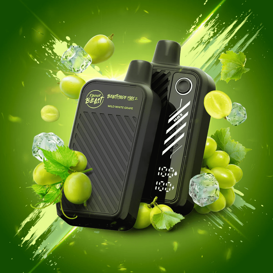 Flavour Beast Max 2 50k Disposable Vape - Wild White Grape 20mg / 50000 Puffs Morden Vape SuperStore and Cannabis Manitoba Canada