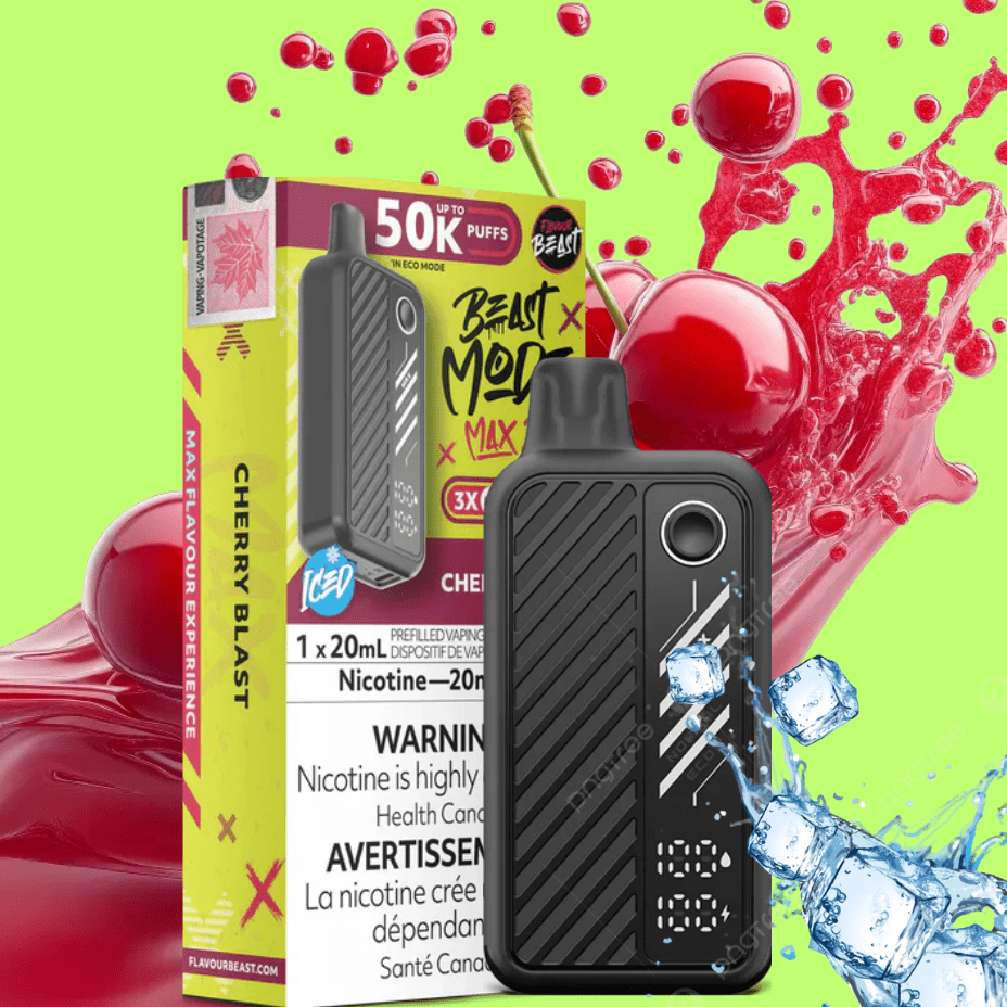 Flavour Beast Max 2 Disposable Vape-Cherry Blast Morden Vape SuperStore and Cannabis Manitoba Canada