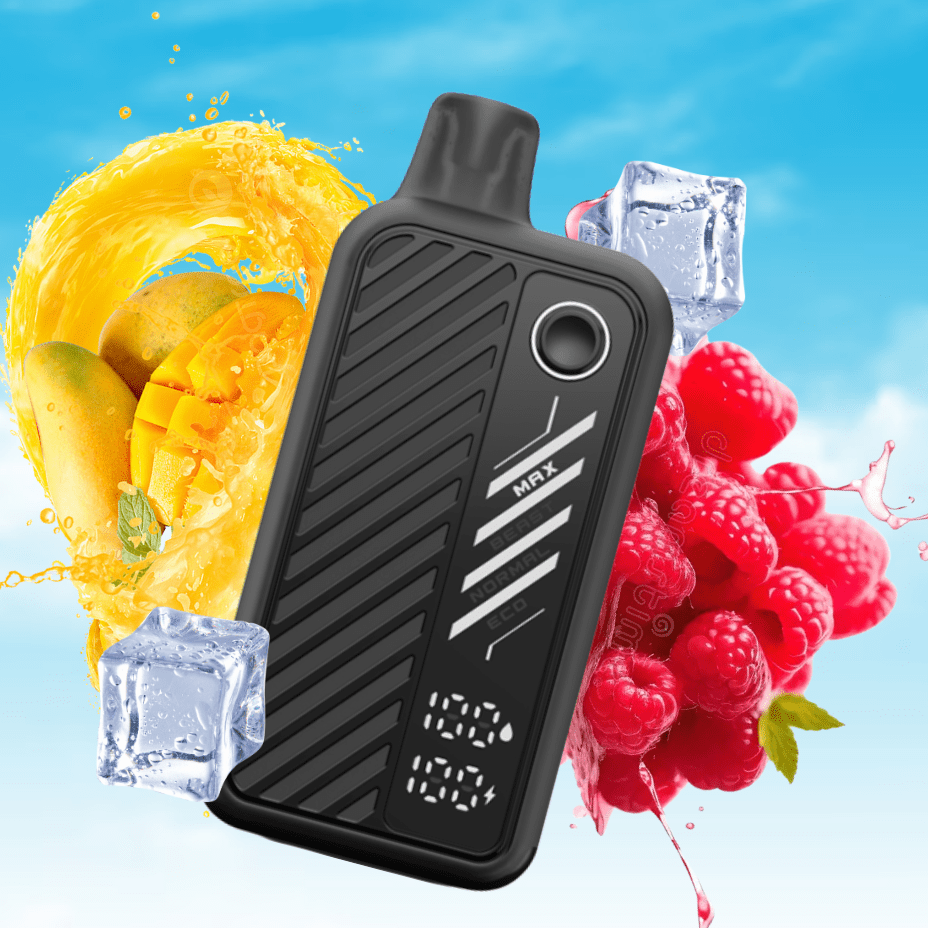 Flavour Beast Max 2 Disposable Vape-Ragin' Razz Mango ICED 20mg / 50000 Puffs Morden Vape SuperStore and Cannabis Manitoba Canada