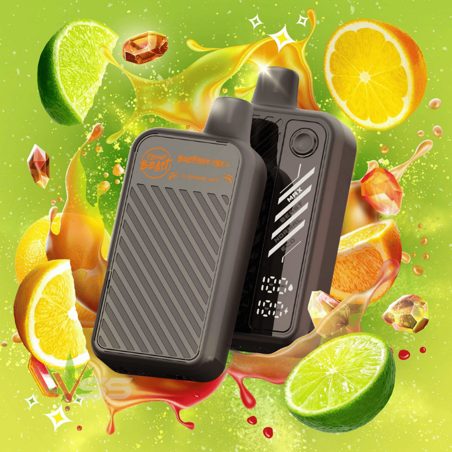 Flavour Beast Mode Max 2 50k Disposable Vape Gushin S. Orange Lime Morden Vape SuperStore and Cannabis Manitoba Canada