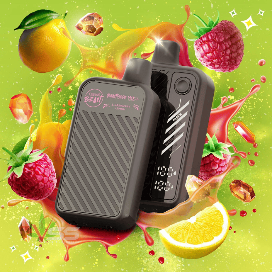 Flavour Beast Mode Max 2 50k Disposable Vape Gushin S. Raspberry Lemon Morden Vape SuperStore and Cannabis Manitoba Canada