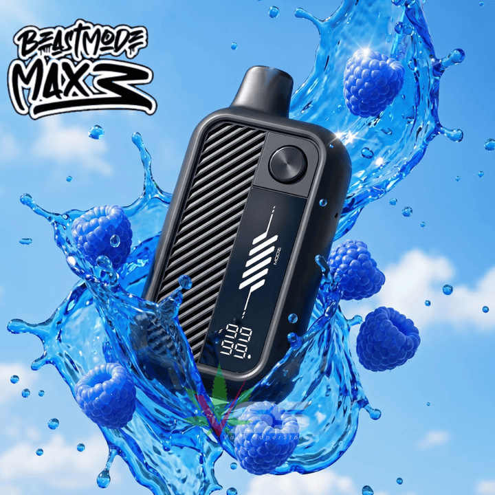 Flavour Beast Mode Max 3 60K Disposable Vape - Bomb Blue Razz 60000 Puffs / 20mg Morden Vape SuperStore and Cannabis Manitoba Canada