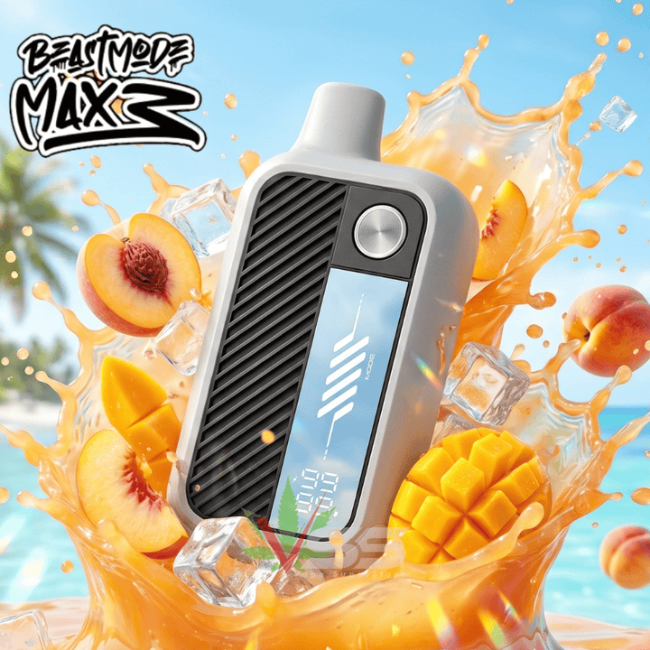 Flavour Beast Mode Max 3 60K Disposable Vape - Epic Peach Mango Ice 60000 Puffs / 20mg Morden Vape SuperStore and Cannabis Manitoba Canada