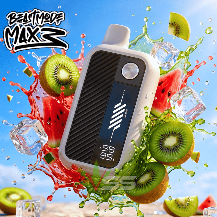 Flavour Beast Mode Max 3 60K Disposable Vape - Epic Watermelon Kiwi Ice 60000 Puffs / 20mg Morden Vape SuperStore and Cannabis Manitoba Canada