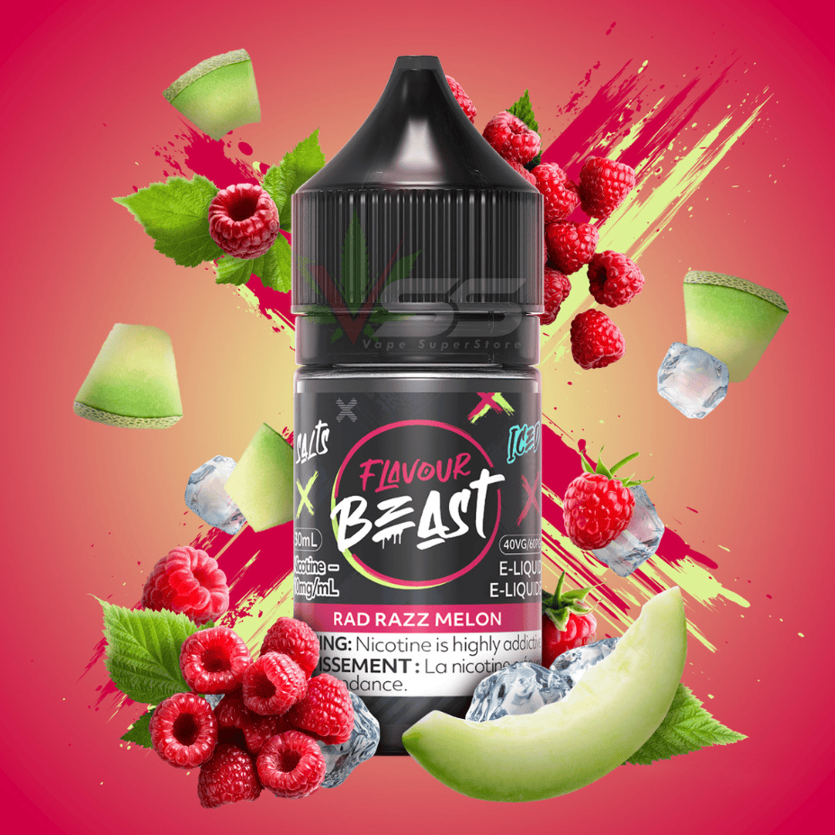 Flavour Beast Sakt - Rad Razz Melon Iced 30ml Morden Vape SuperStore and Cannabis Manitoba Canada