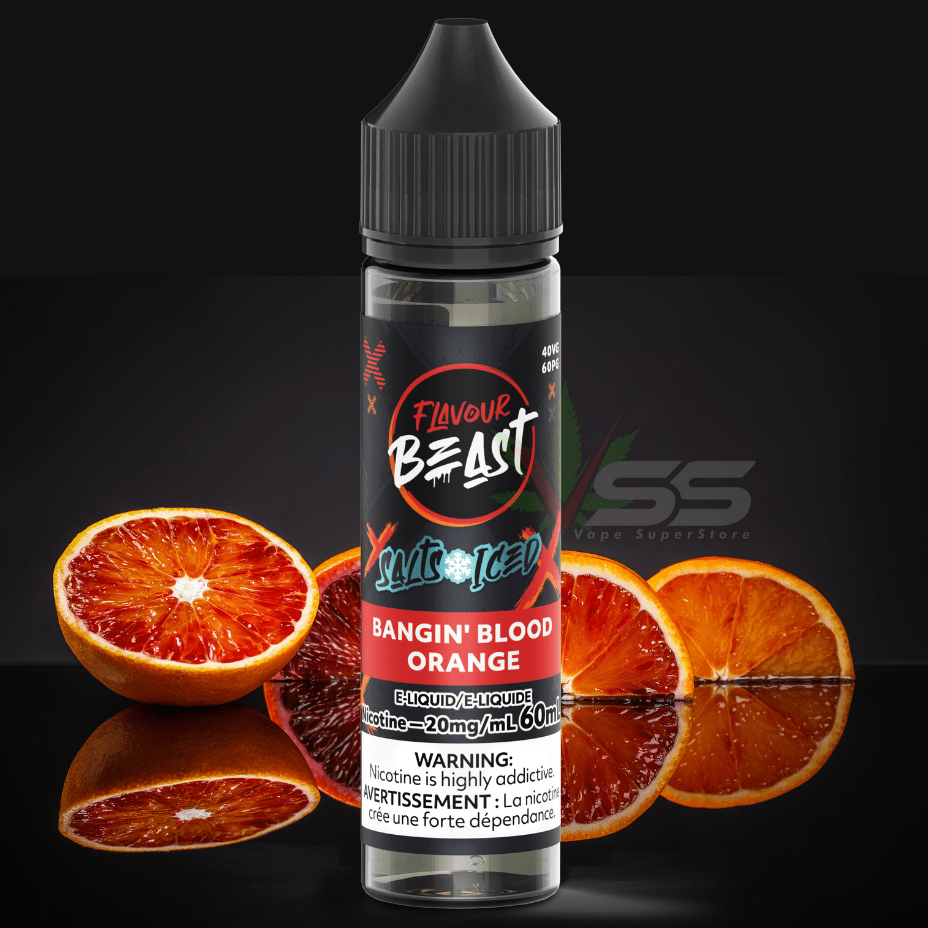 Flavour Beast Salt - Bangin' Blood Orange 60ml Morden Vape SuperStore and Cannabis Manitoba Canada