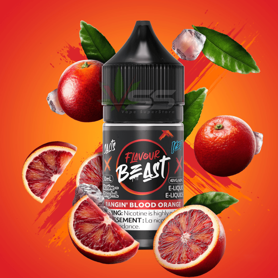 Flavour Beast Salt - Bangin' Blood Orange Ice Morden Vape SuperStore and Cannabis Manitoba Canada