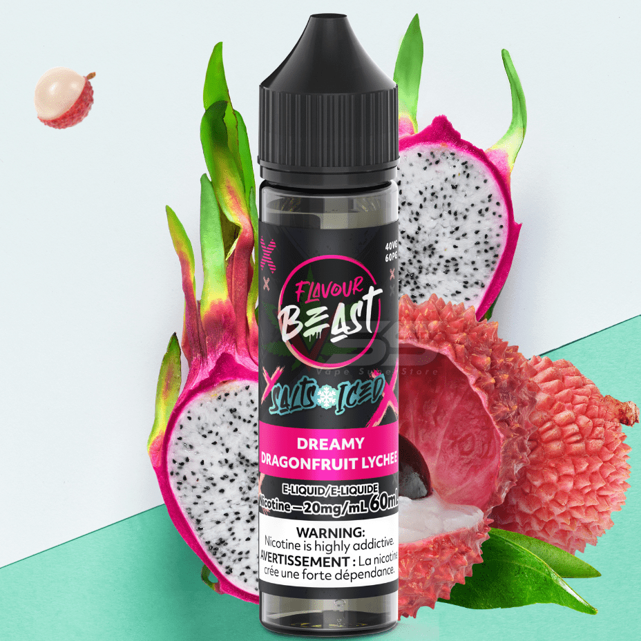 Flavour Beast Salt - Dreamy Dragonfruit Lychee 60ml Morden Vape SuperStore and Cannabis Manitoba Canada