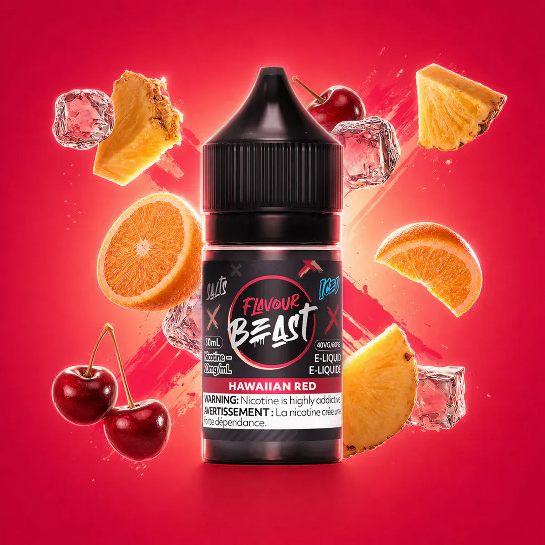 Flavour Beast Salt - Hawaiian Red 30mL 30mL / 20mg Morden Vape SuperStore and Cannabis Manitoba Canada
